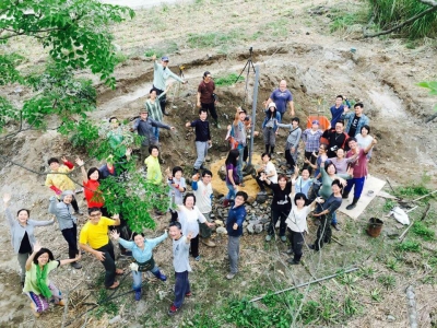 （樸門永續鄉村學校）樸門綠色戰士實作工作坊協助民眾運用當地資源來建立社區，