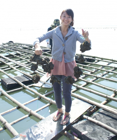 北門社大_蚵仔煎的食材之旅_到七股潟湖收蚵串